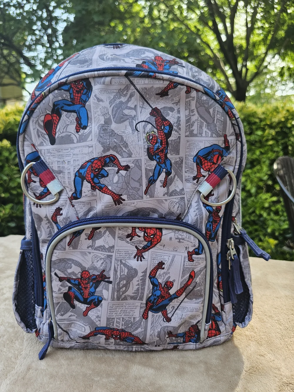 Pottery Barn Kids Spider-Man Kids Backpack - Red & Blue